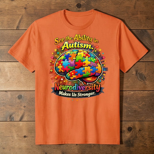 T-shirt - "See the Ability in Autism"