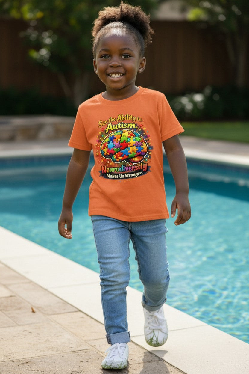 T-shirt - "See the Ability in Autism"